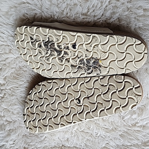 Off white three strap Birkenstock sandals size 37 - Picture 5 of 6